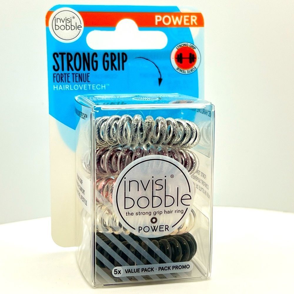🦋$7 ~ Invisibobble ~ 5 Pack ‘Strong Grip’ Multipack ~ NEW